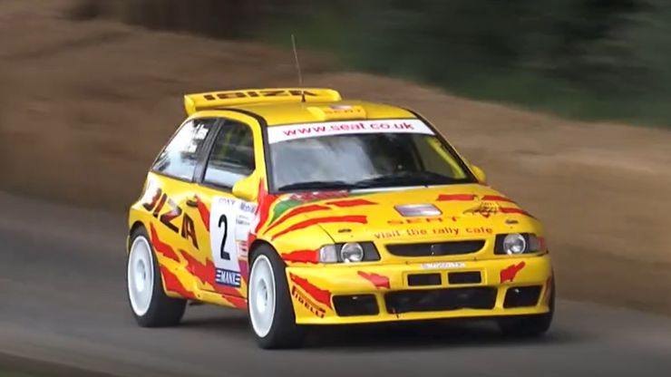 Yellow Seat Rally Car