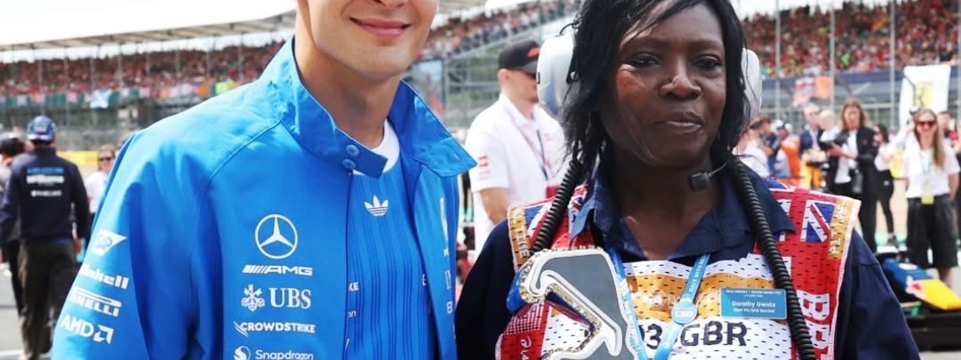 Dorothy Uwota awarded 2026 Pirelli British Grand Prix Marshal of the Year Award.