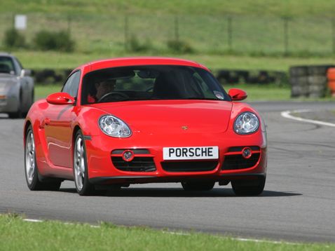 Porsche Cayman at Pembrey