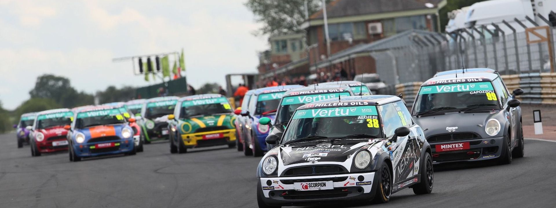 Caterham Motorsport and MINI CHALLENGE Trophy wow Croft crowds.
