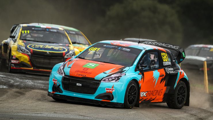 5 Nations Rallycross Championship racing at Pembrey