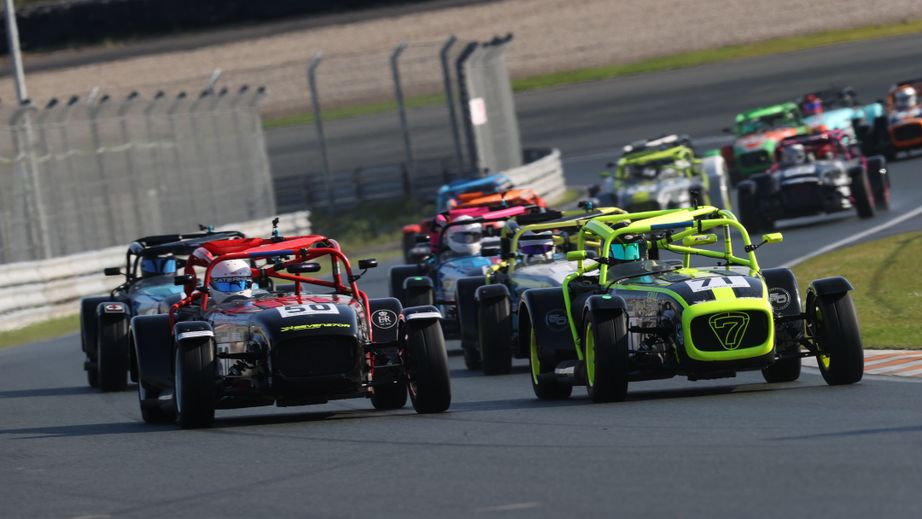caterhams on track