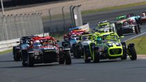 caterhams on track