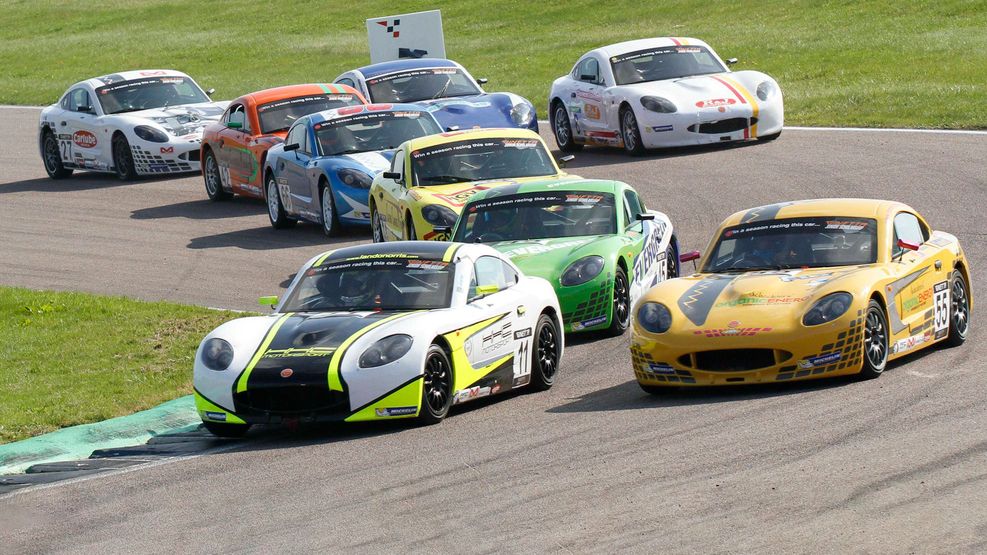 BRSCC cars on track