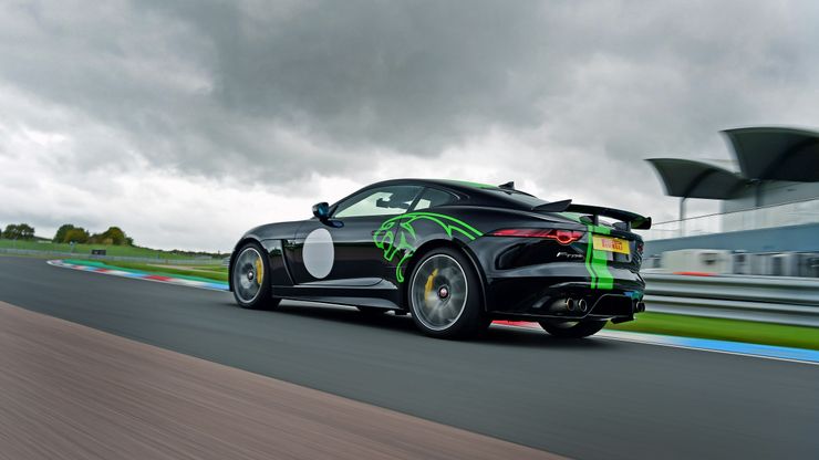 Jaguar F-TYPE SVR at Thruxton Circuit