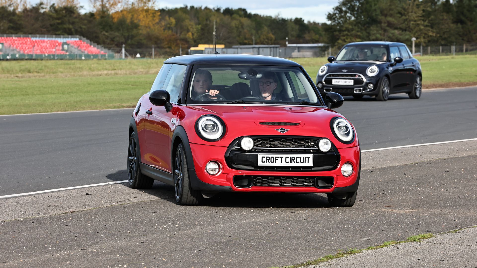 Mini Cooper on Track at Croft