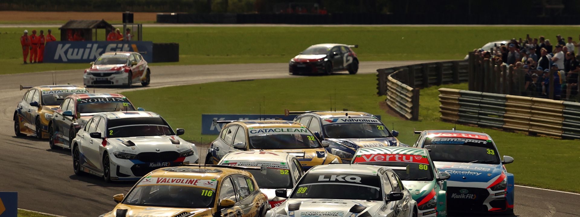 BTCC battle resumes in spectacular fashion at Croft.