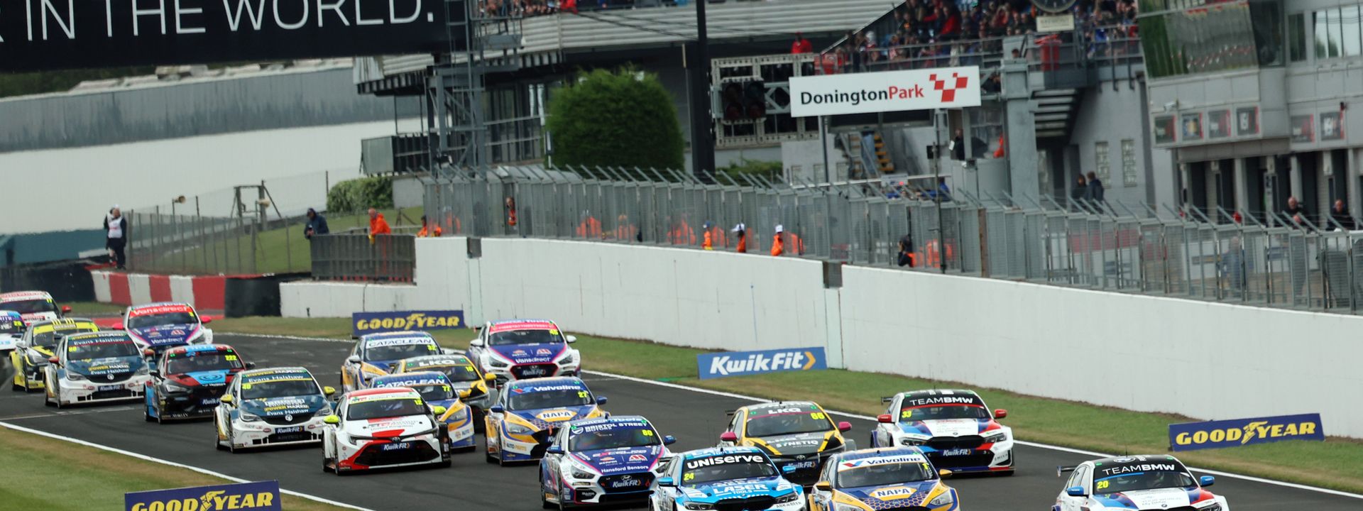 BTCC title race hots up on dramatic return to Donington Park.
