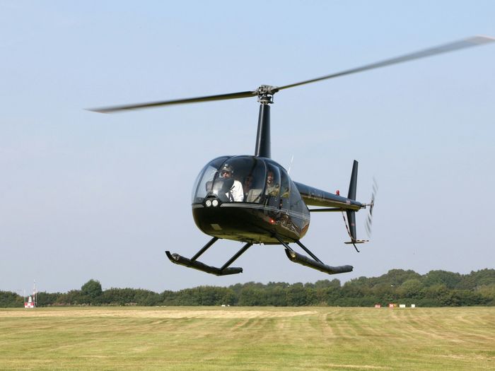 Helicopter rides at Thruxton