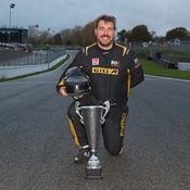 Michael Oliver with the BTRC trophy