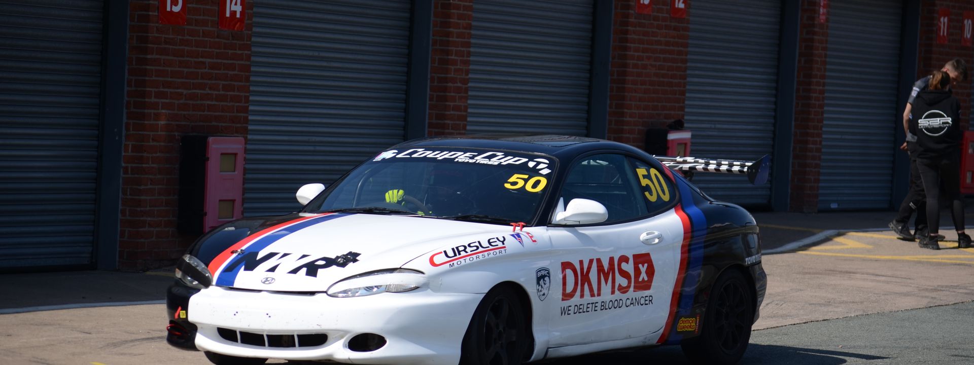 Nathan Williams: Racing for a good cause.