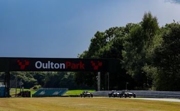 Caterham quartet deliver full-throttle entertainment at Oulton Park.