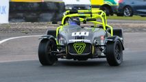 Sliding Caterham at Thruxton