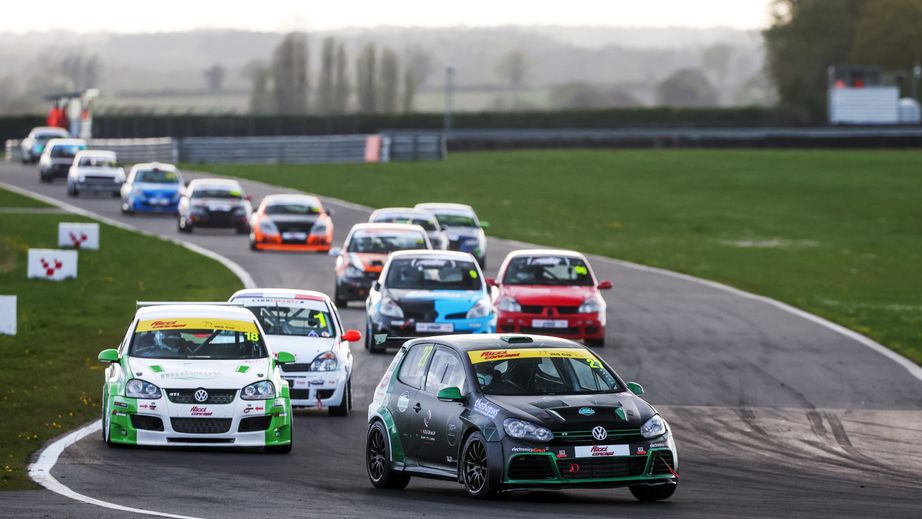 Racing cars at Croft Circuit