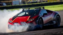 Supercars in action