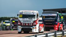 British Trucks through the chicane at Thruxton