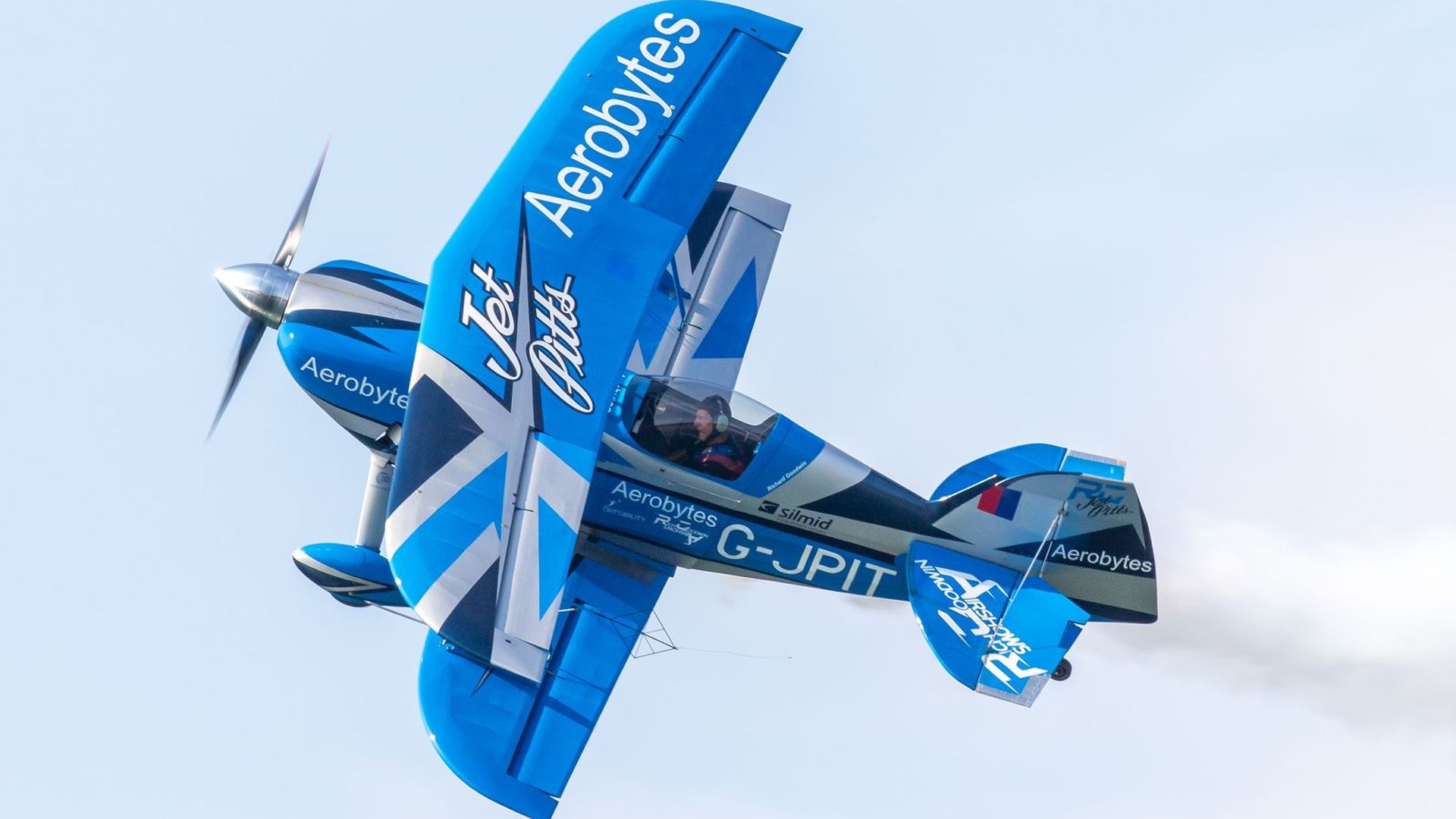 Blue Bi Plane