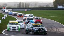 Racing cars at Croft Circuit