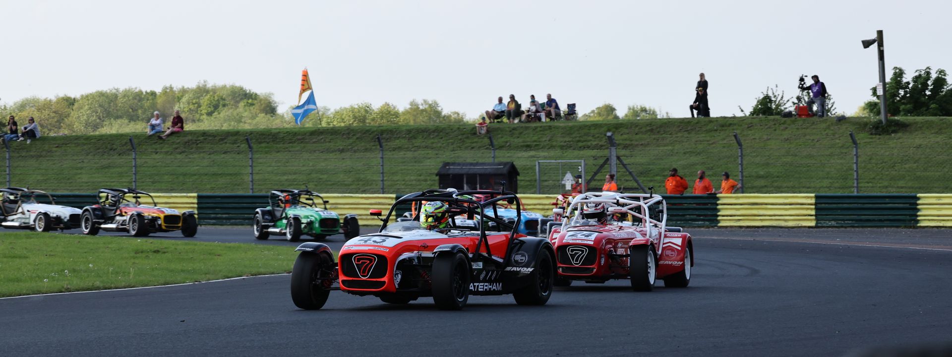 Caterhams on track at Croft