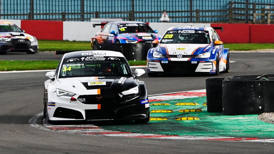 TCR cars on track