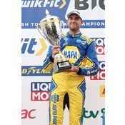 Dan Cammish lifting a trophy