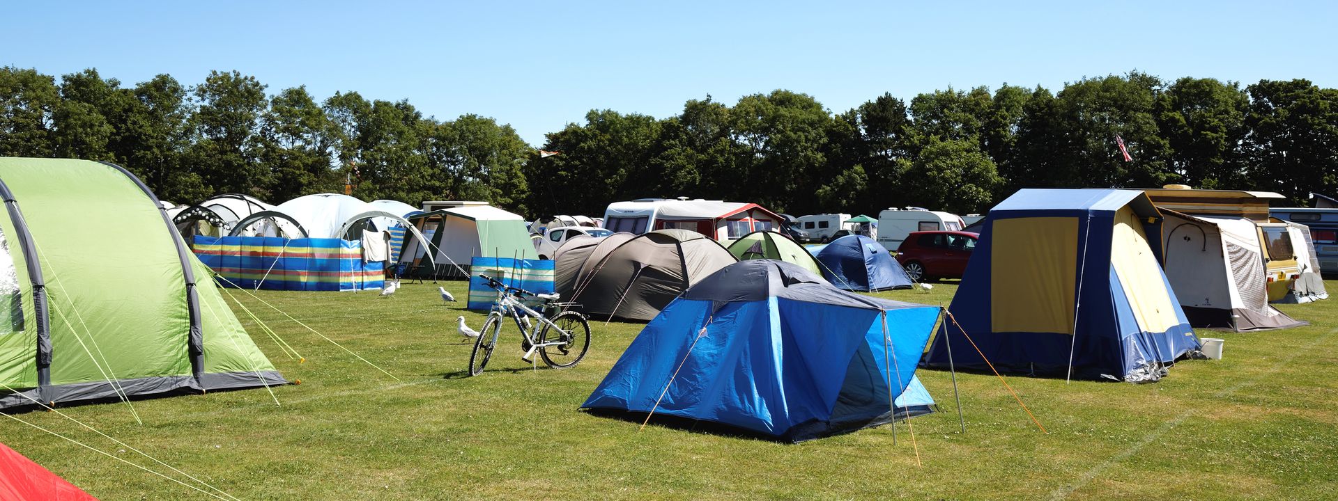 Campsite at Thruxton