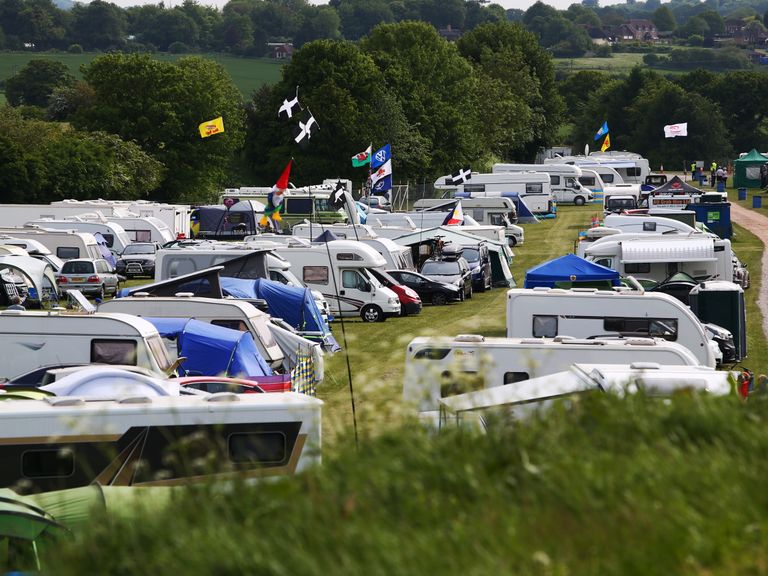 Camping at Pembrey