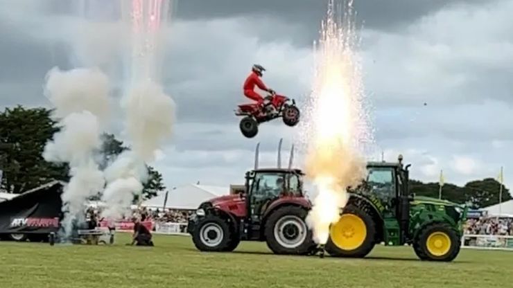 ATV Stunts at Pembrey
