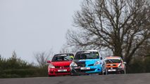 Racing cars at Croft Circuit