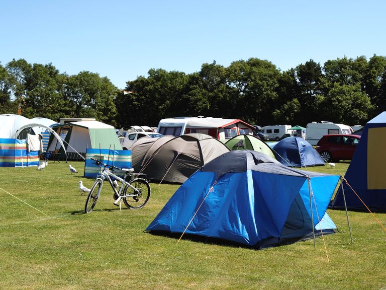 Camping at Thruxton