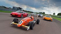 Ultimate Supercar Experience cars on track