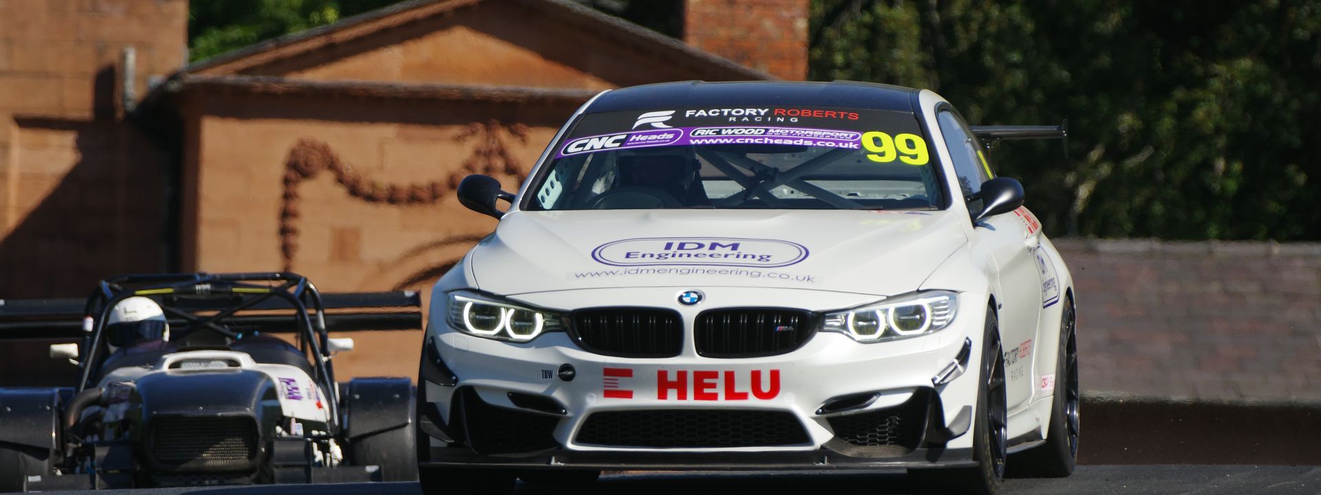 Chris Roberts in his BMW M4