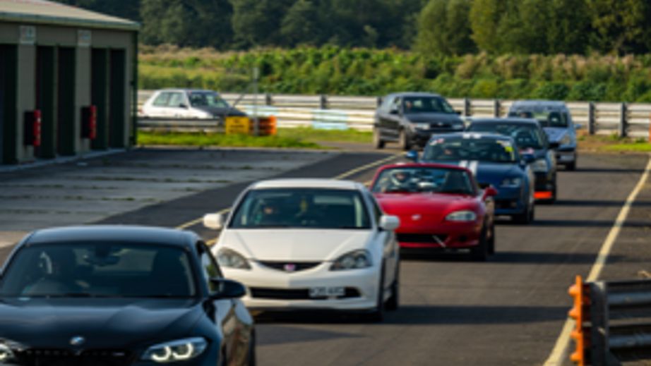 Cars on track