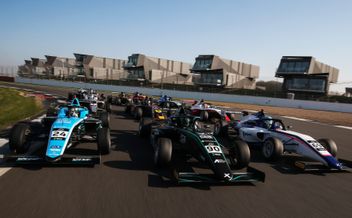 British F4 races into new season at Donington Park.