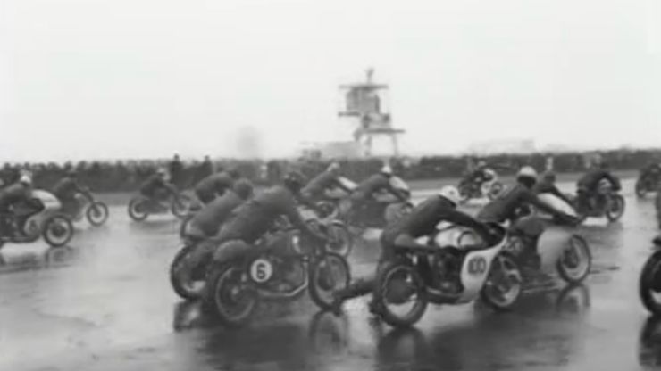 First Motorcycle Race