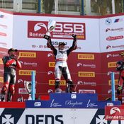 Scott Redding stood on the podium