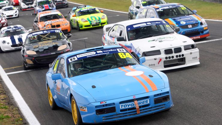 MSVR cars on track