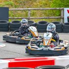 Junior karting on track