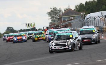Caterham Motorsport and MINI CHALLENGE Trophy wow Croft crowds.
