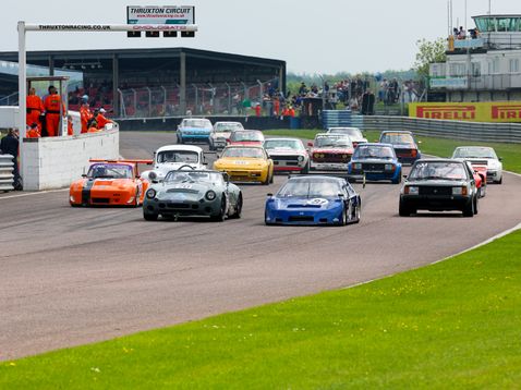 Racing cars at Thruxton