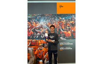 Formula 1 World Champion Lando Norris awarded BARC Gold Medal.
