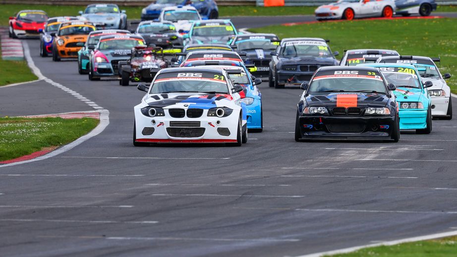 BRSCC cars on track