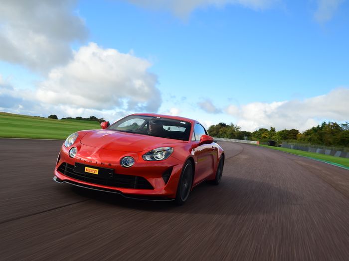 Alpine A110S at Thruxton
