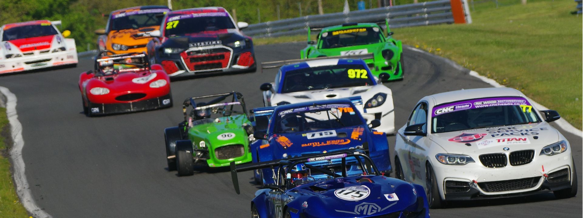 Close group of CNC Heads cars