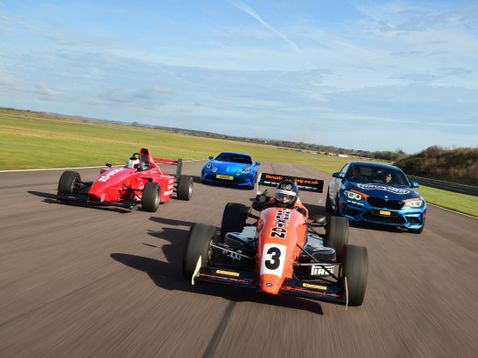 Racing cars at Thruxton