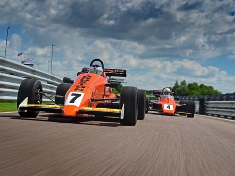 Racing car at Thruxton