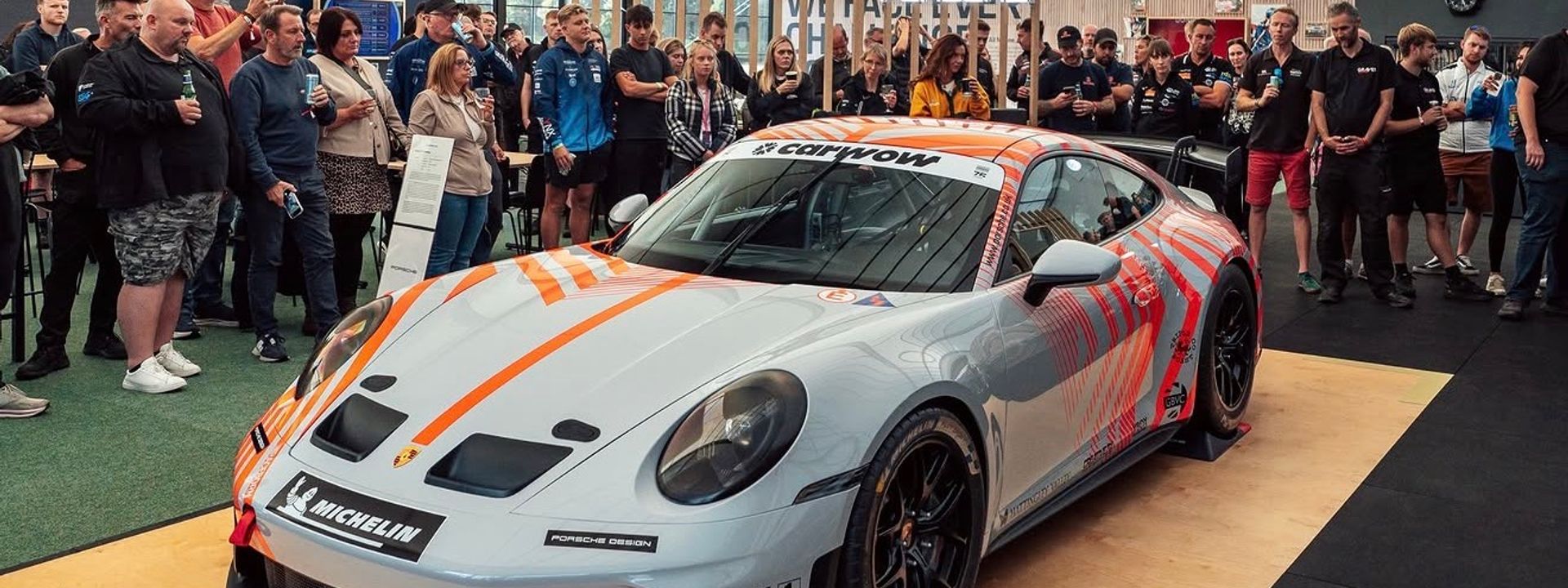 Porsche reveals new GT3-based 911 Challenge race car.