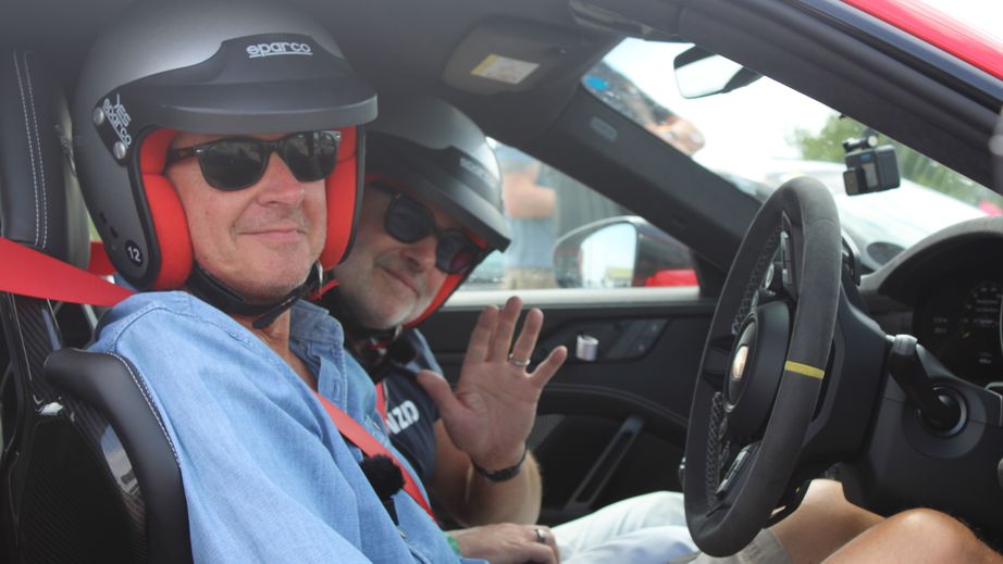 Chris Cooper and Neil Clifford at Thruxton