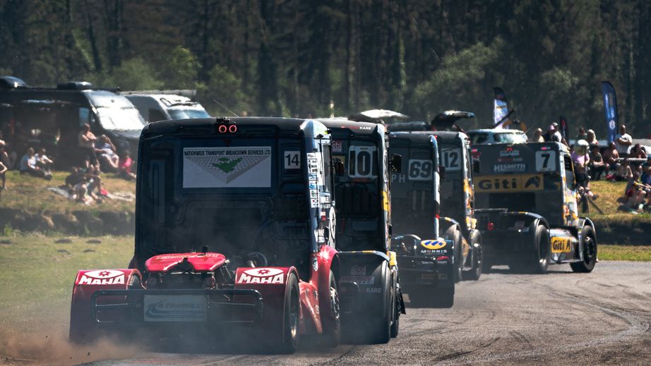 British Truck on track