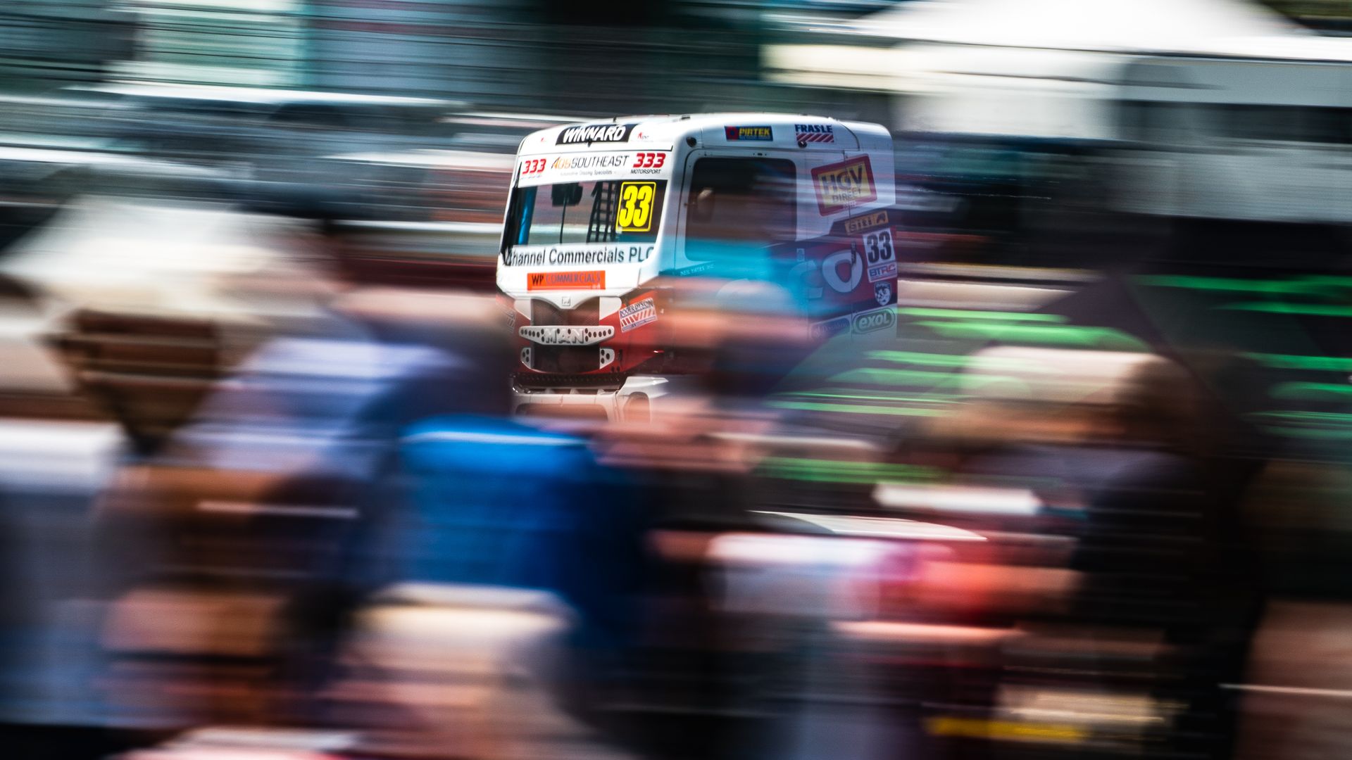 BTRC racing with crowd in the foreground